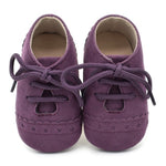 2019 Spring Baby boy Shoes First Walker Lace-up T-tied solid color casual Toddler Shoes Non-slip Soft Bottom Warm Shoes