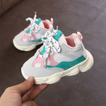 2019 New Baby Girl Boy Infant Toddler Shoes Casual Running Shoes Soft Bottom Comfortable Stitching Color Children Sneakers Kids
