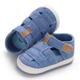 Newborn Baby Boys Fashion Summer Soft Crib Shoes Children Bebe Boys Casual First Walker Anti Slip Shoes Soft Sole Sneaker Shoe